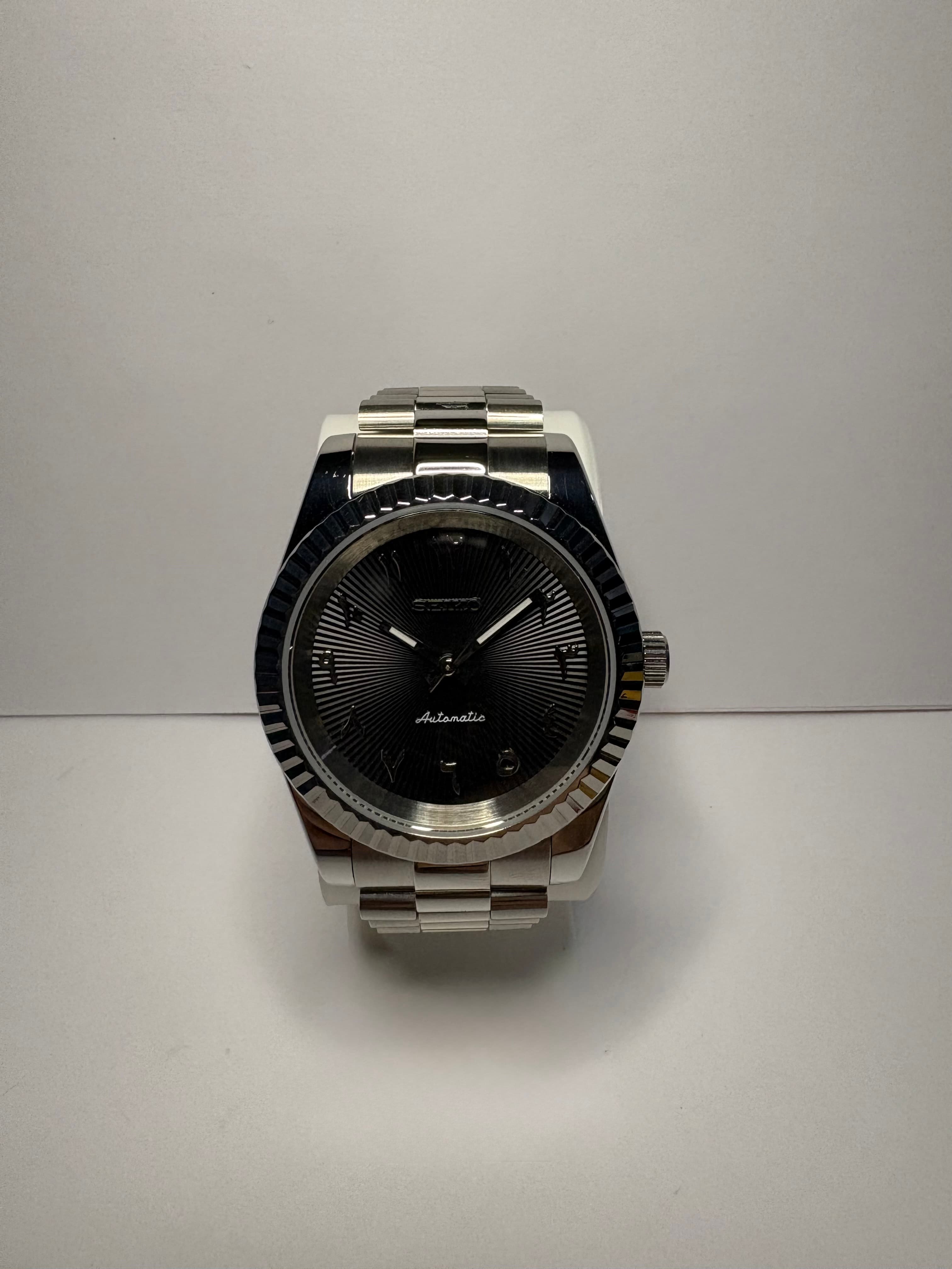 Montre Seiko Mod datejust arabic